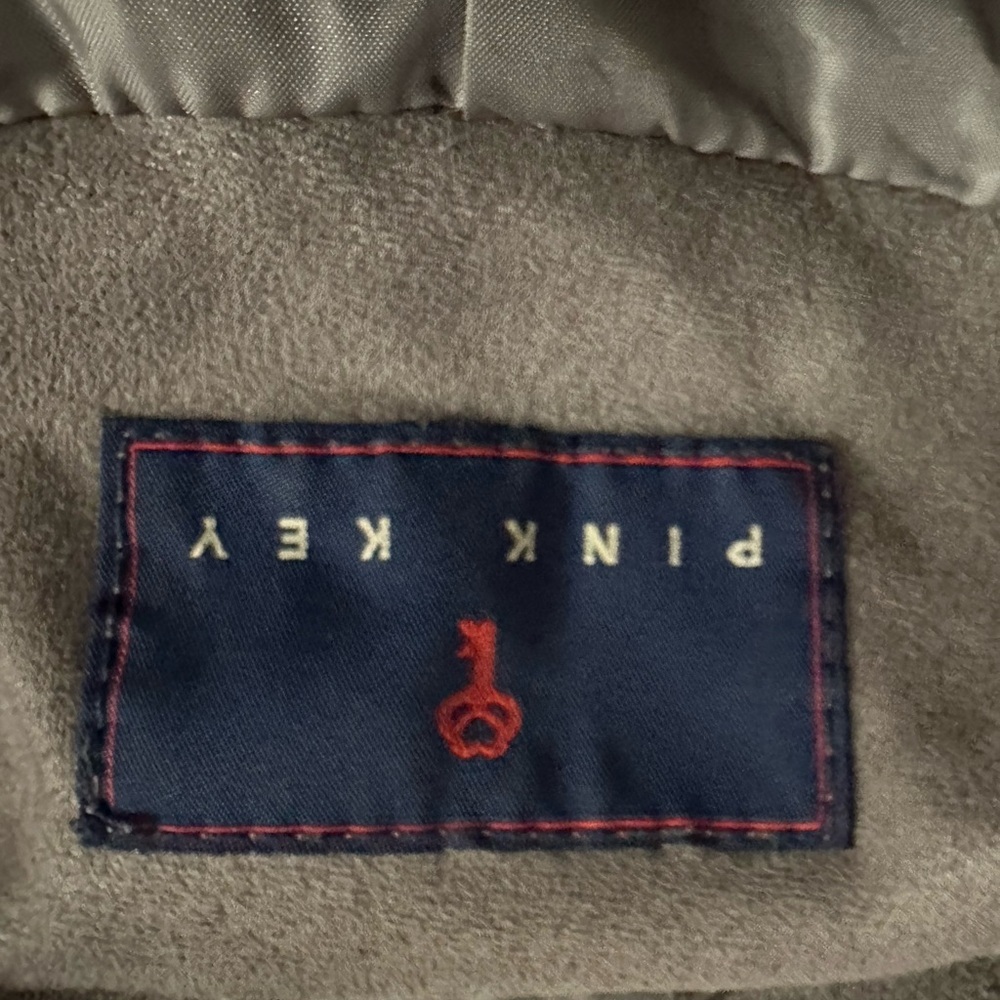 Women’s Faux Suede Moto Style Fringe Jacket - Picture 8 of 13